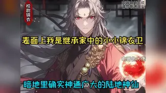 表面上我是继承家中的小小锦衣卫，暗地里确实神通广大的陆地神仙！