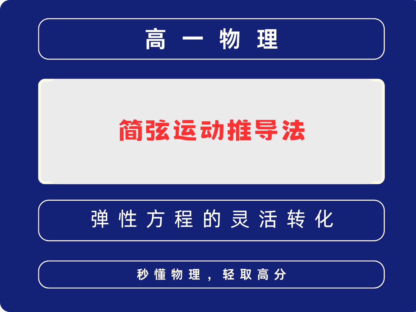 掌握物理简弦运动的推导,才能轻松拿捏机械波题哔哩哔哩bilibili