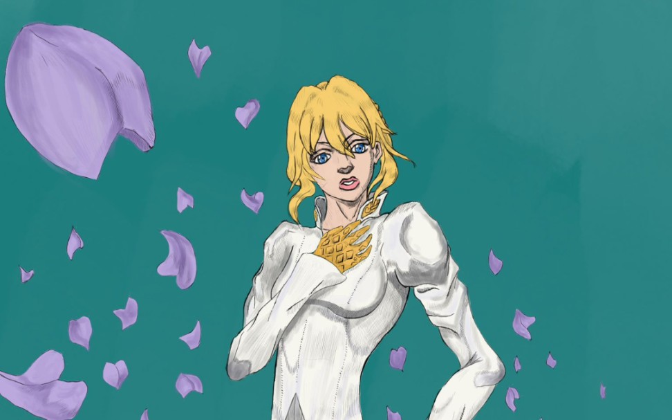 【京紫xjojolion】薇尔莉特61伊芙加登—一个人如