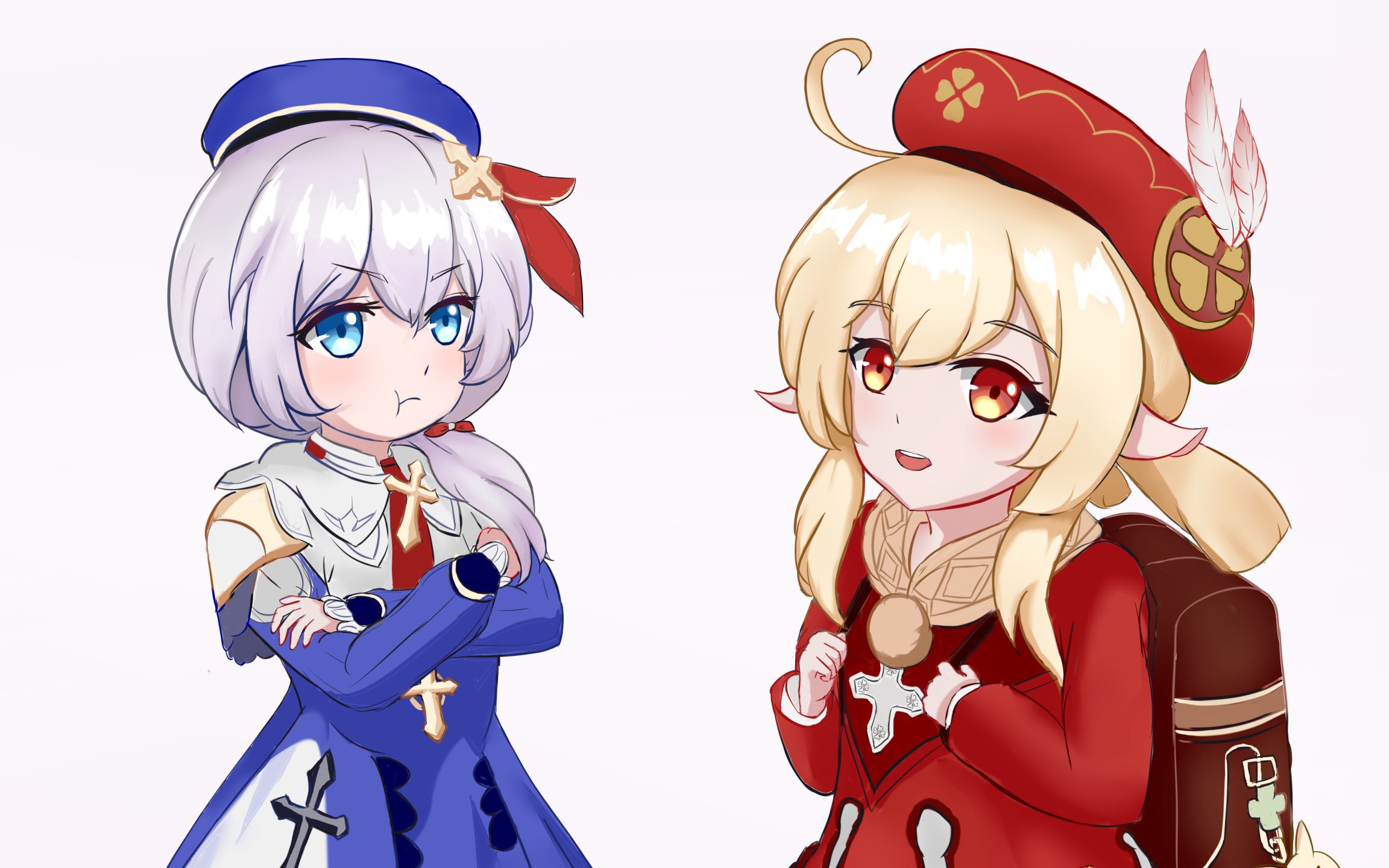 【板绘/德丽莎/可莉】舰长这个月的工资别想拿了!