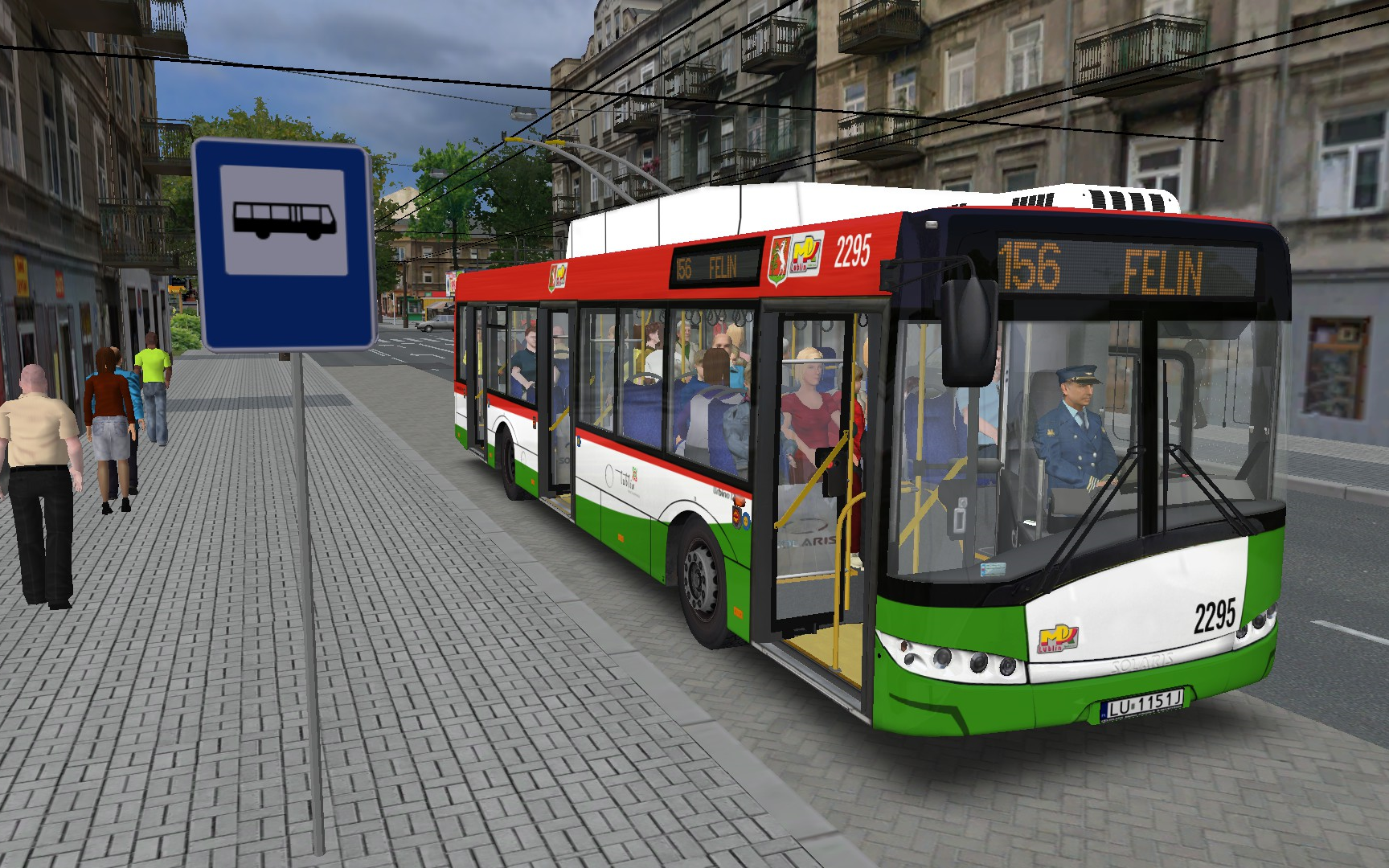 omsi2巴士模拟2波兰卢布林无轨电车156路