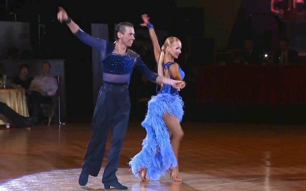 [图]2014WDSF GRAND SLAM香港站 Armen Tsaturyan&Svetlana Gudyno恰恰solo