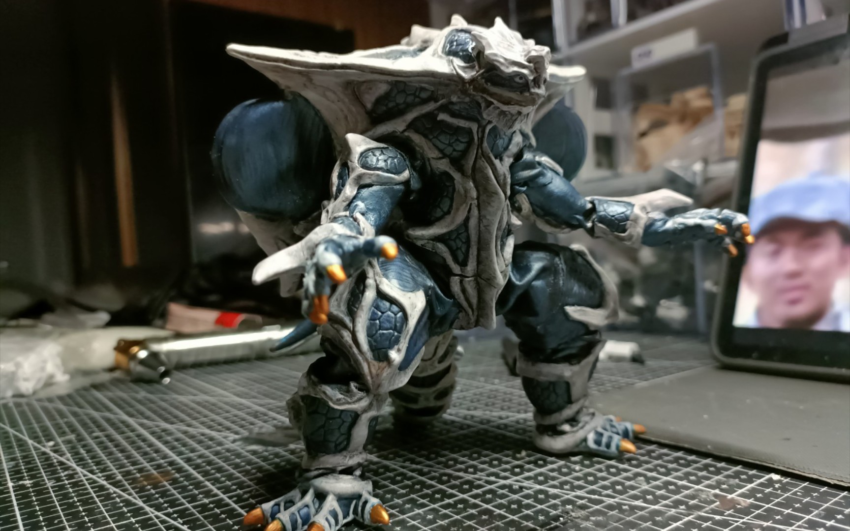 骨翼怪兽 盖朗达 万代17厘米软胶 自改软胶 自改怪兽 shf shm比例