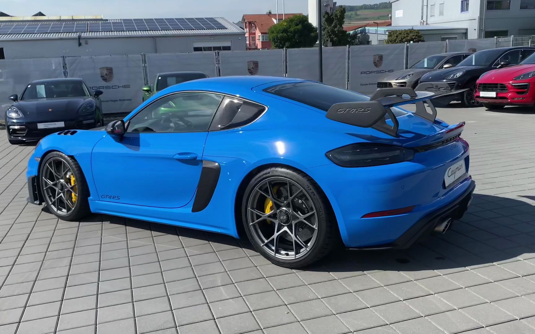 porsche 718 cayman gt4 rs, sharkblue, weissach-paket, clubsport