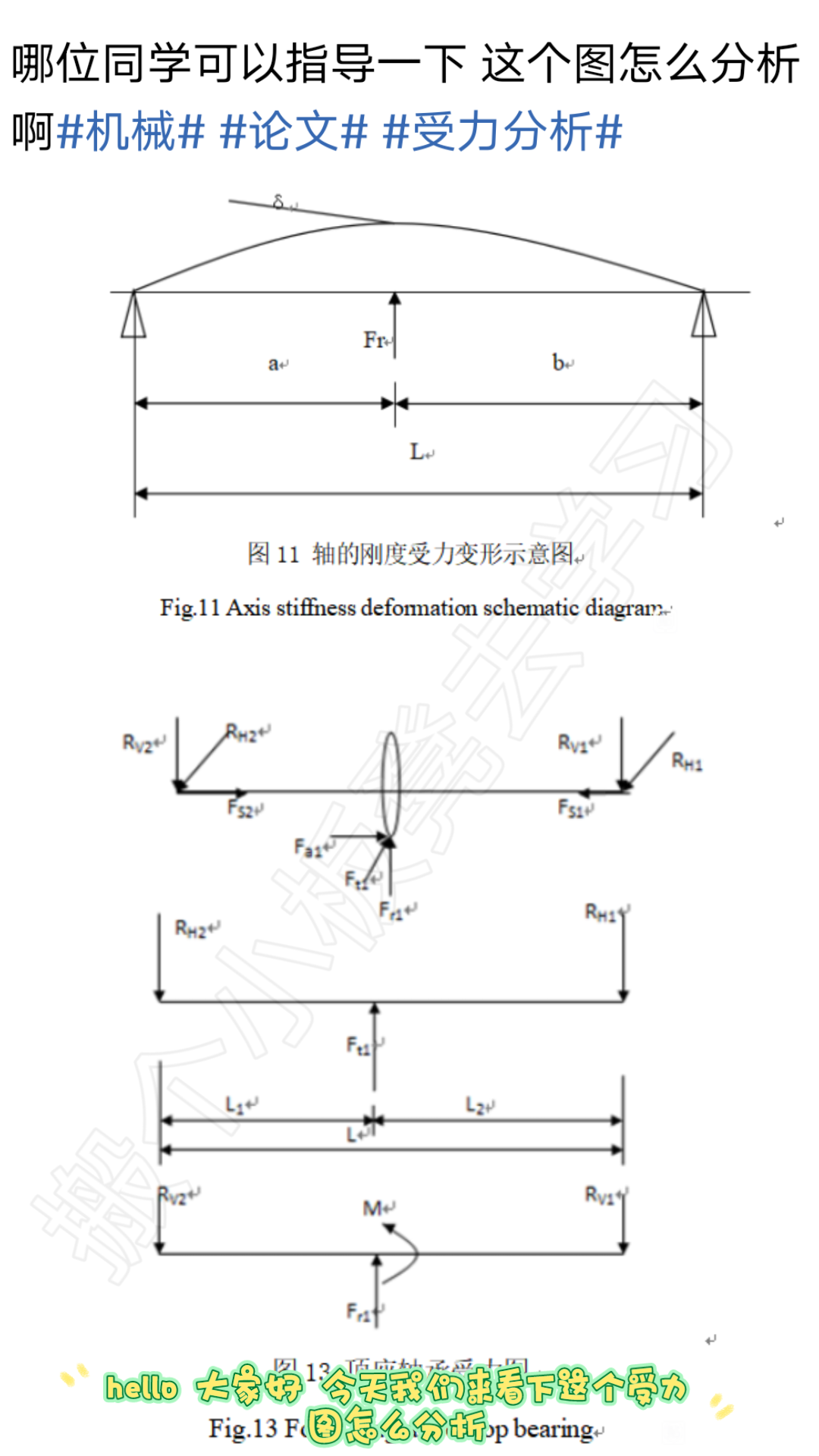 受力图怎么看?哔哩哔哩bilibili