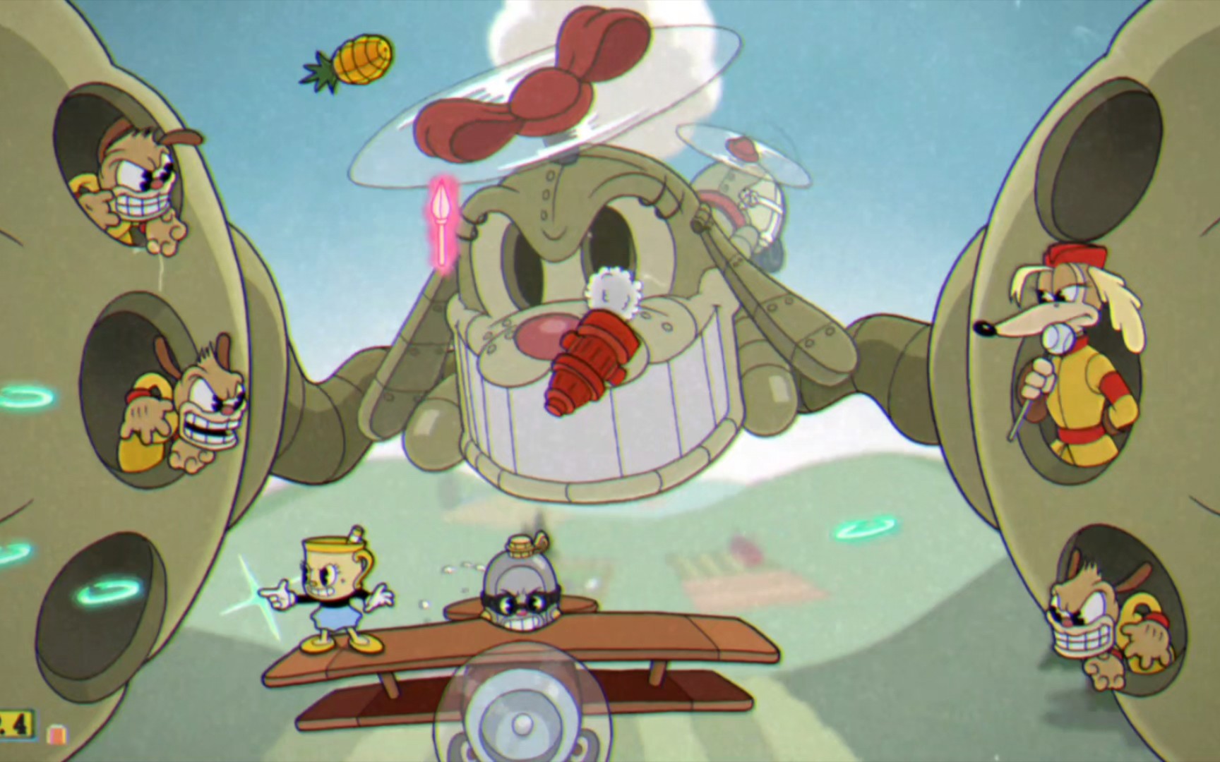 【茶杯头】空中斗狗无伤s(彩蛋版)