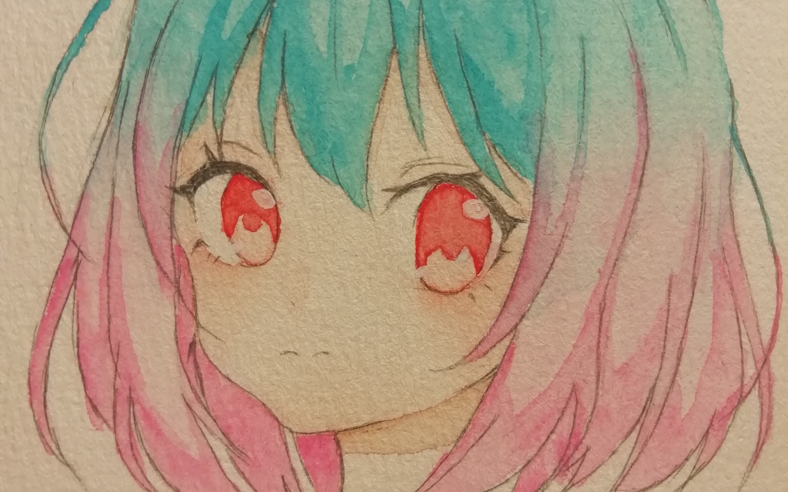 【水彩】用七神奈奈画个小萌妹_哔哩哔哩 (゜-゜)つロ 干杯~-bilibili
