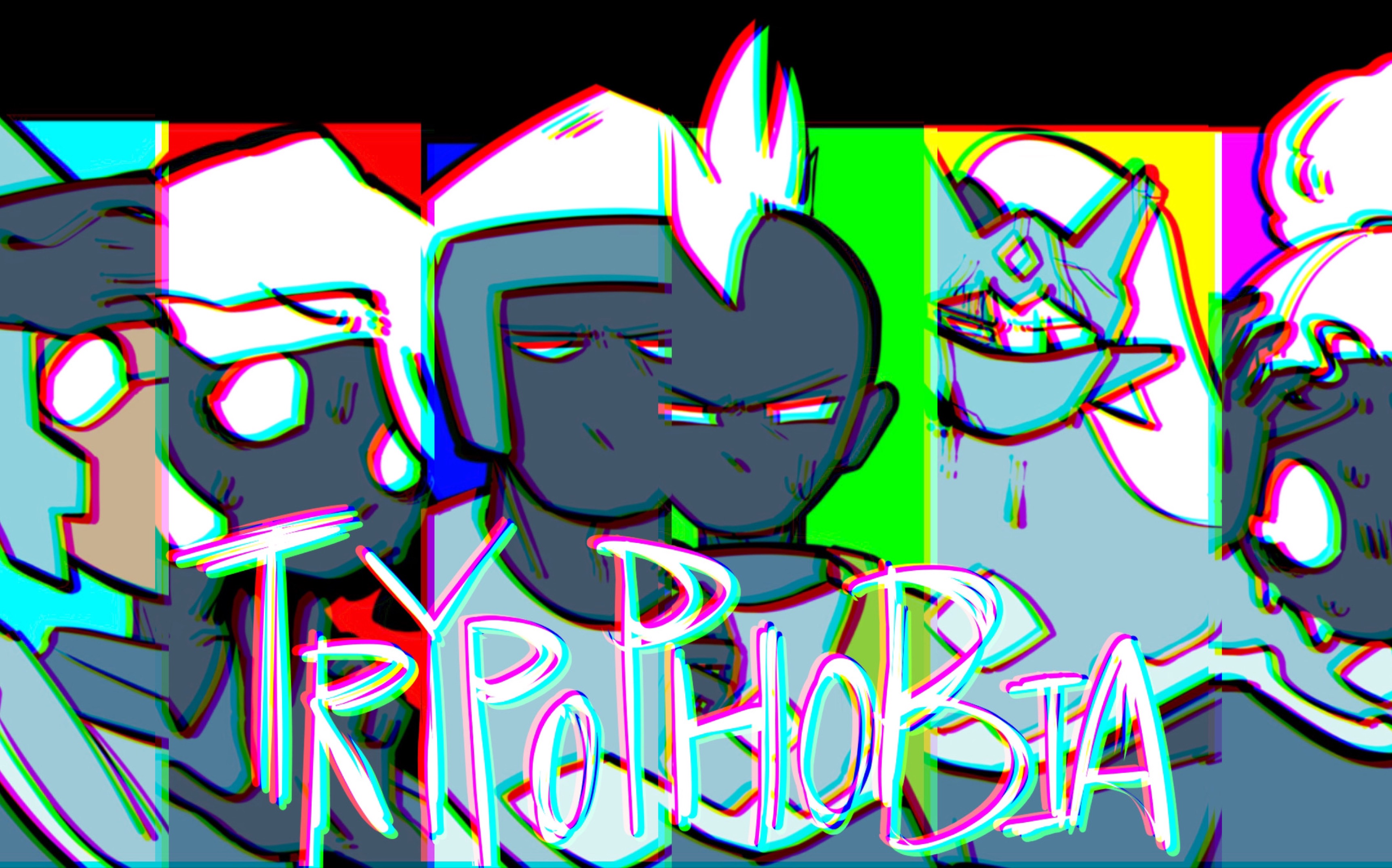 【闪烁注意】trypophobia || animation meme [remake]-甘粮不是吃的