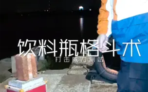 Download Video: 自制武器饮料瓶果尔考打狗铁劈砖威力测试