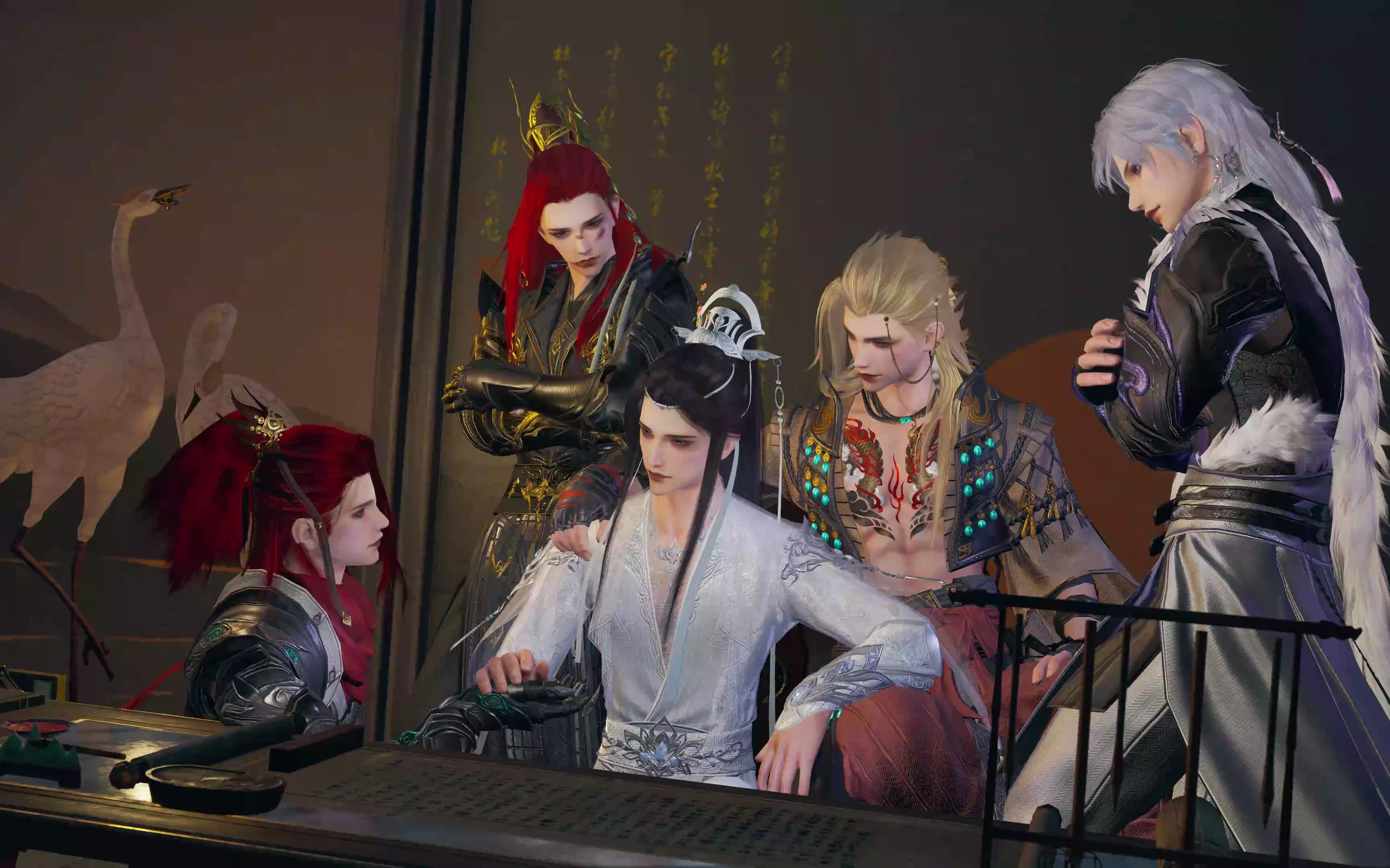 【剑网三】动态壁纸 给亲友搞了个苍霸凌丐x琴爹