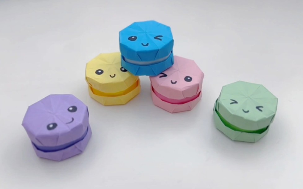 迷你表情包收纳盒|创意手工diy收纳神器系列折纸教程