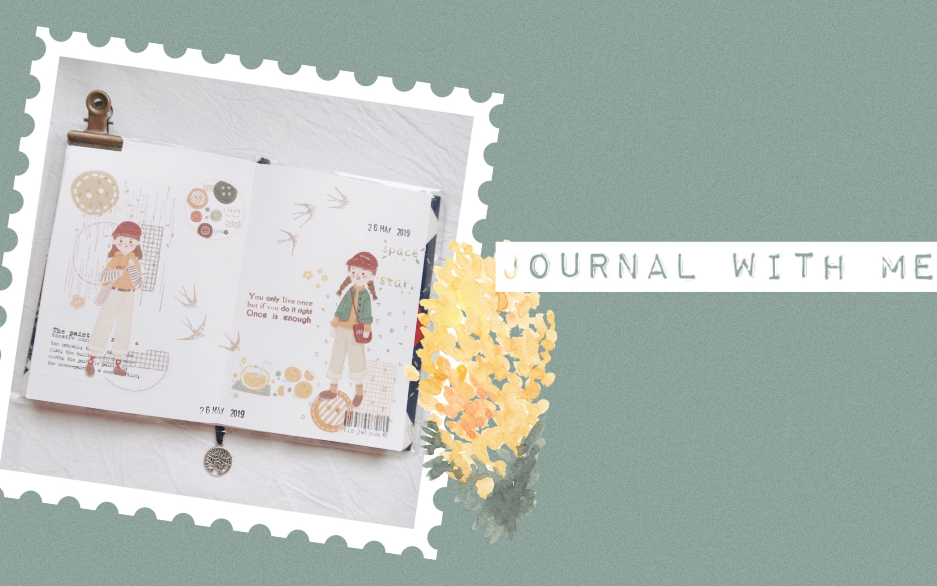 MAY.07 Journal with me | 一些胶带开箱/A6手帐拼贴/哔哩哔哩bilibili