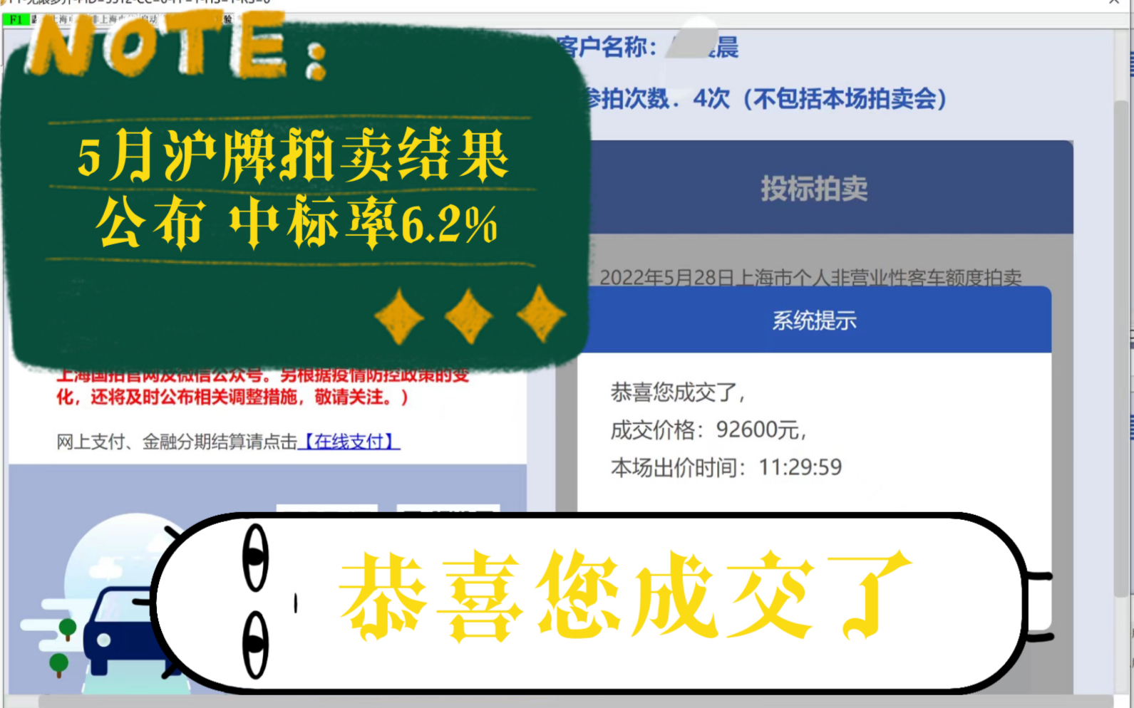 活动作品最新5月份沪牌拍卖结果公布中标率62