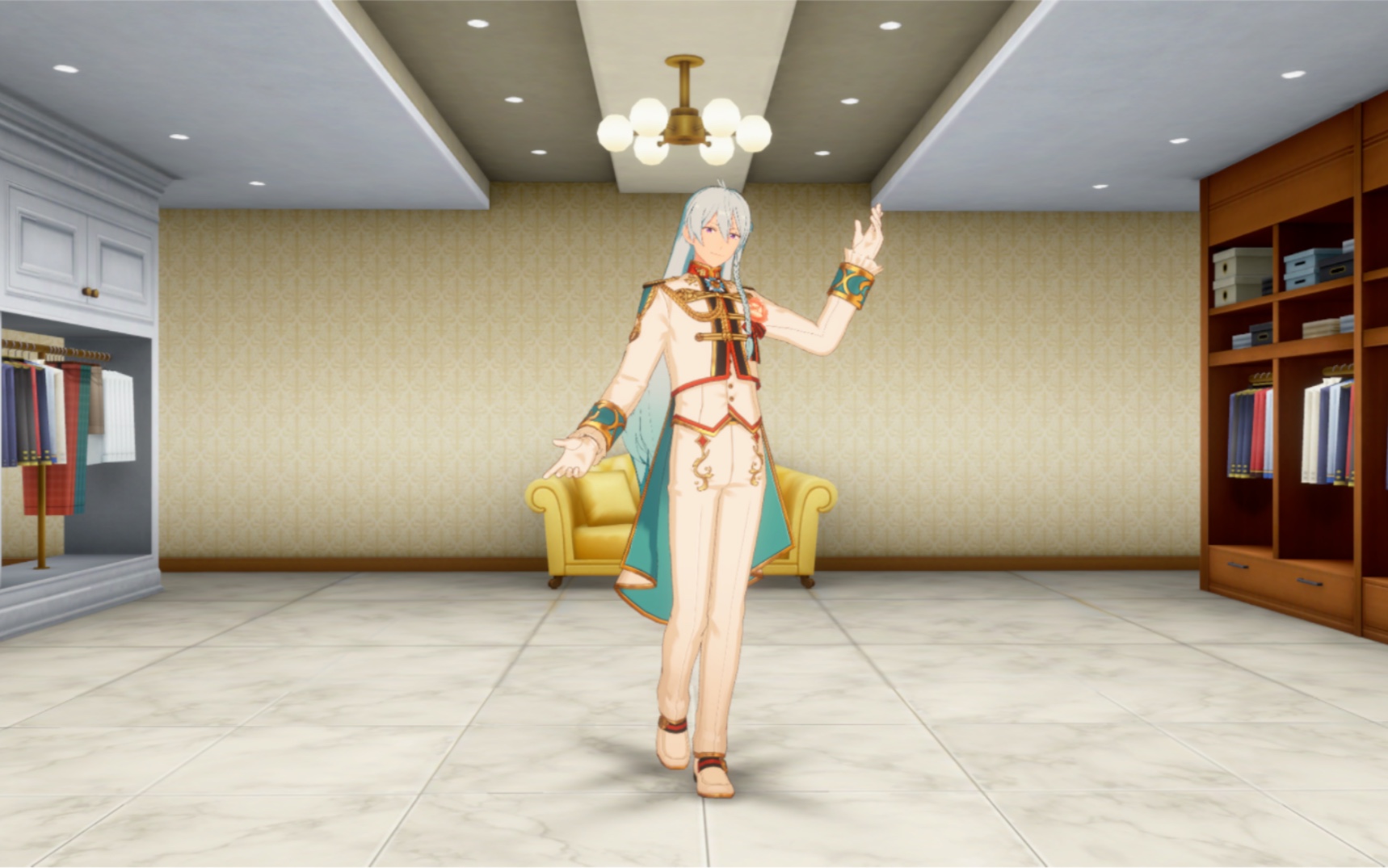 【偶像梦幻祭2】 日日树涉 「テンペスト衣装」mv试衣间衣装展示