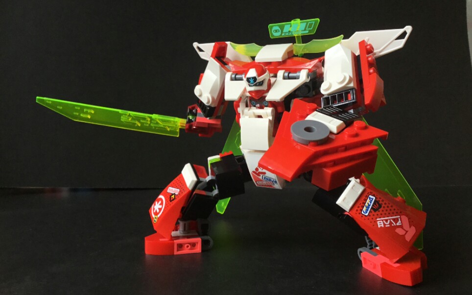 【moc分享】乐高幻影忍者 凯的喷气式飞机 71707 改造展示 战斗机甲