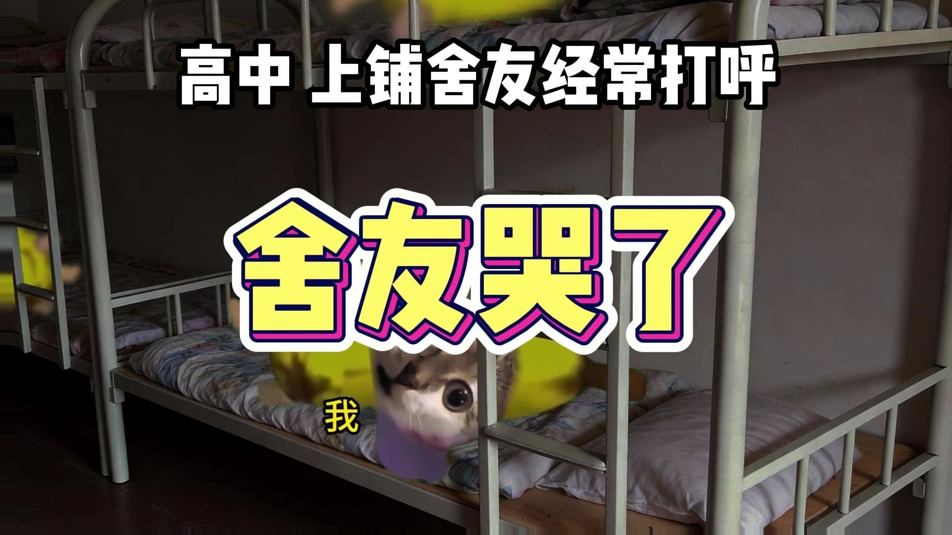 舍友被我弄哭了-meme的爆米花-meme的爆米花-哔哩哔哩视频