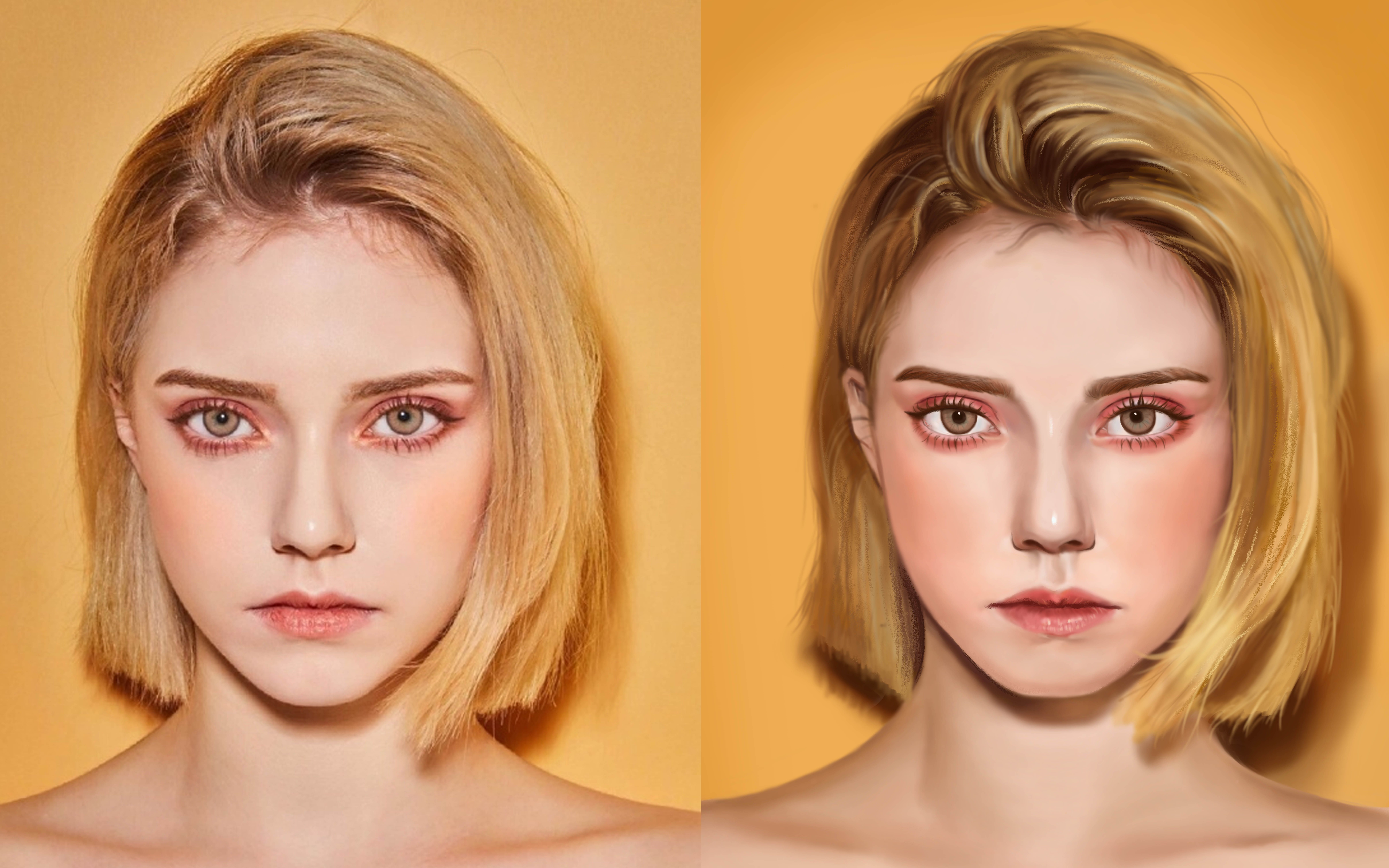 手绘厚涂人像【板绘2/20】_哔哩哔哩 (゜-゜)つロ 干杯~-bilibili