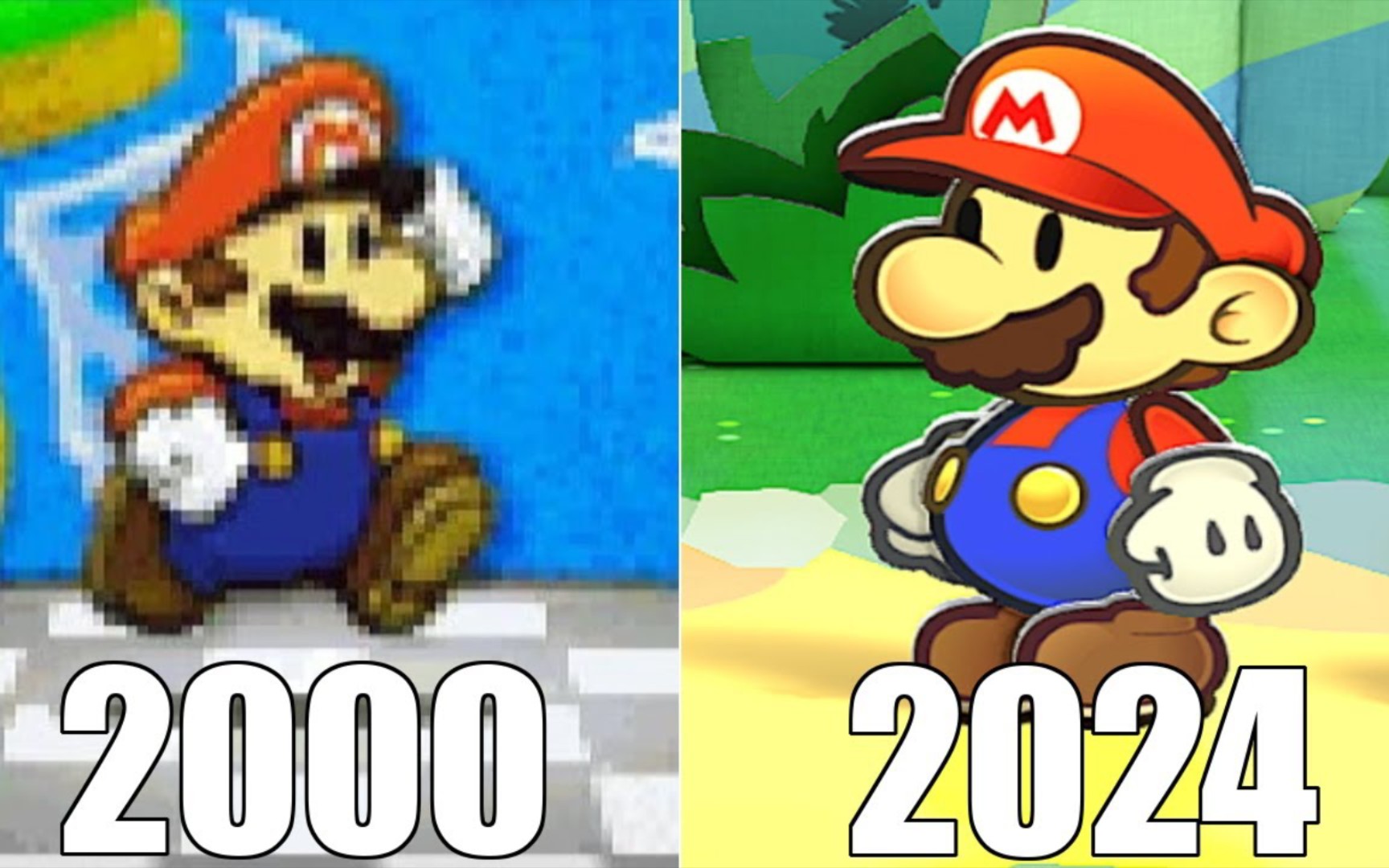 [图]纸片马力欧Paper Mario  [游戏进化史2000-2024]