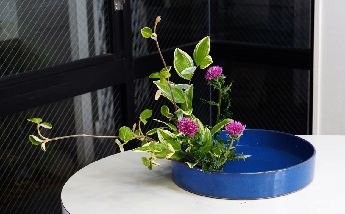 日本花道小原流花道插花分享〔いけは91な〕写景盛花自然本位