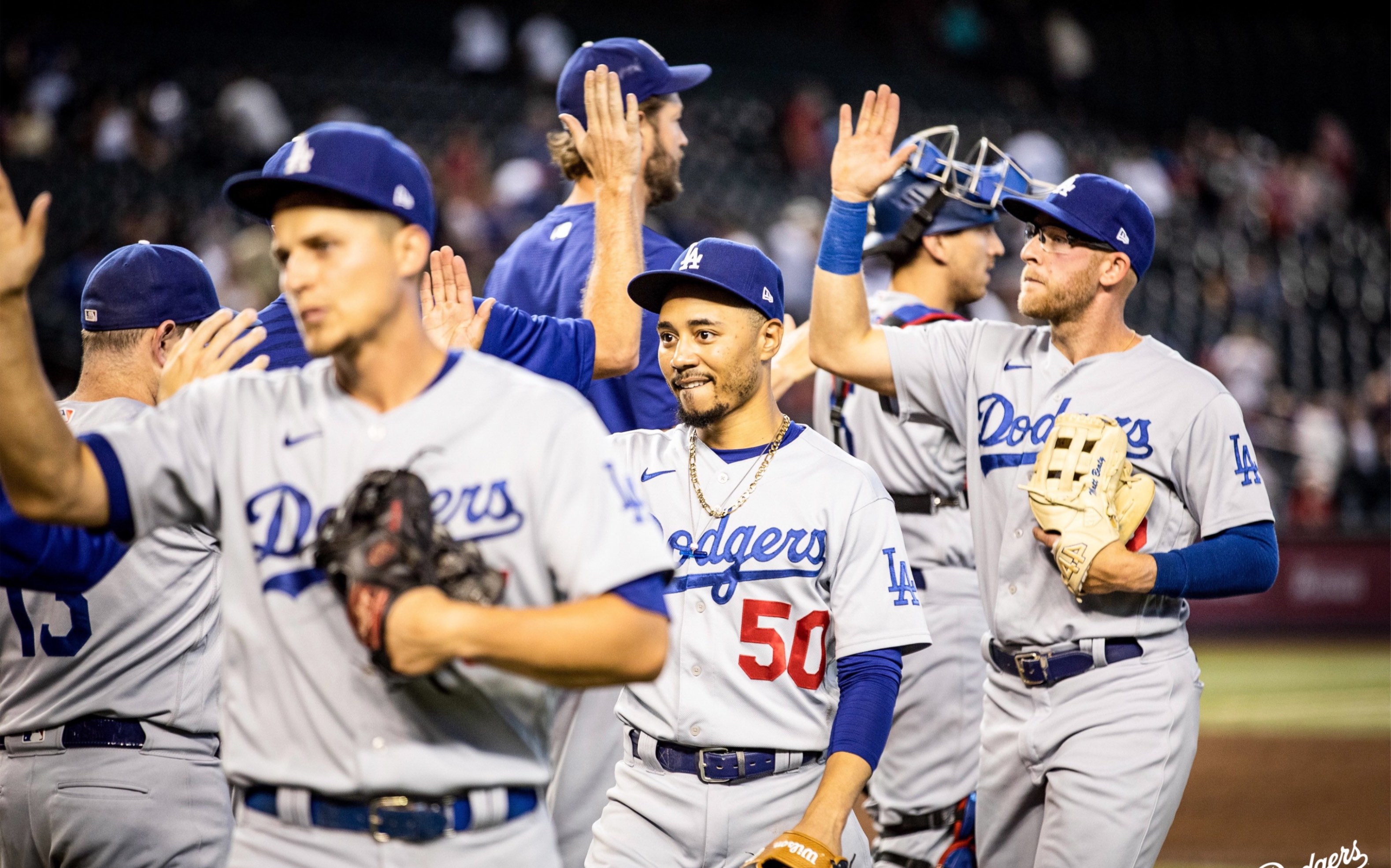 2 mlb常规赛 道奇vs响尾蛇 全场集锦(内野当外野守的mookie)