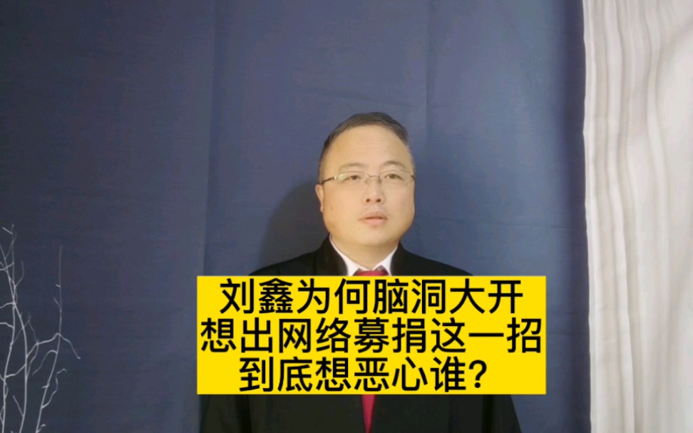 刘鑫搞网络募捐是何心态?哔哩哔哩bilibili