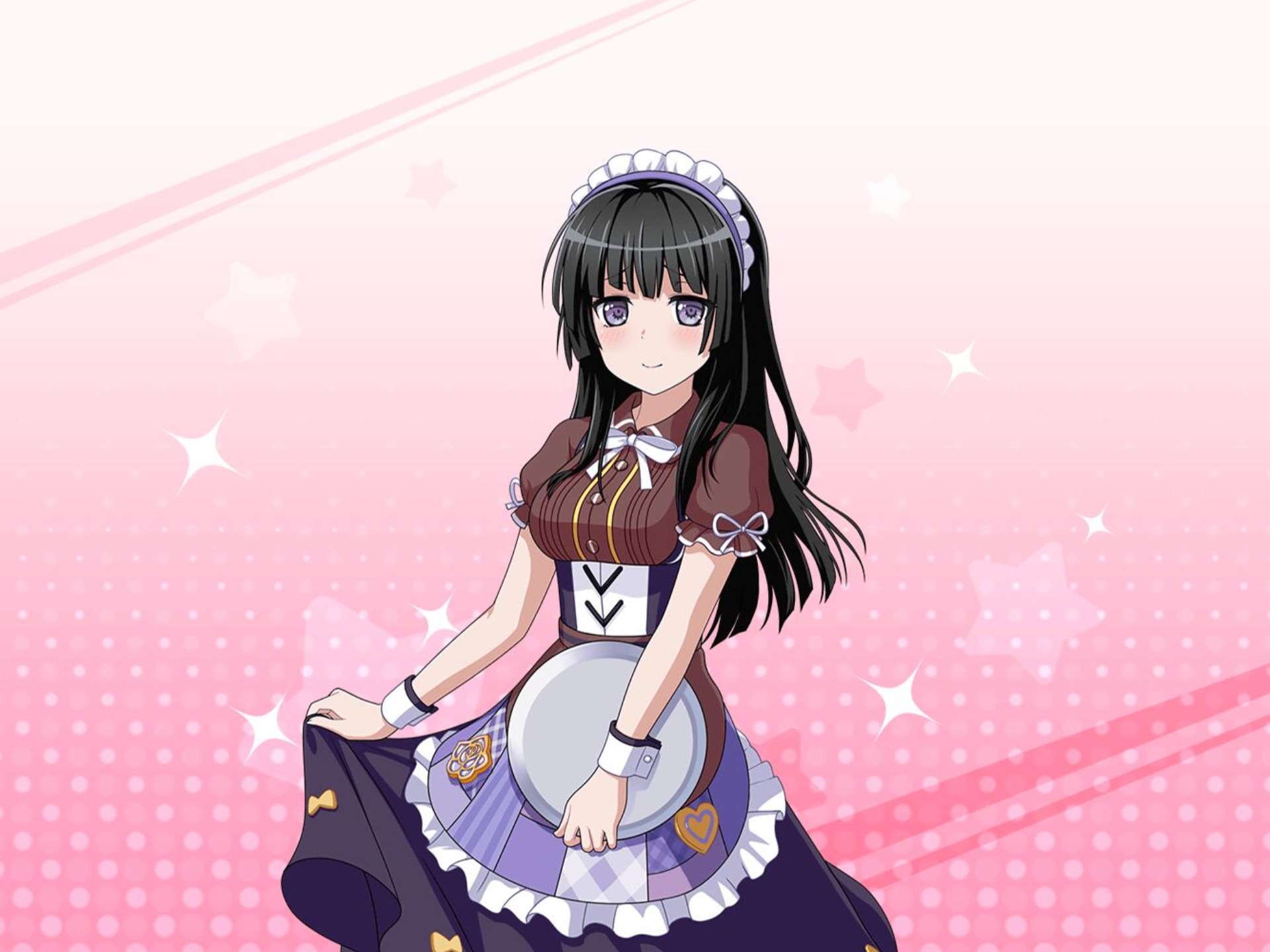 少女乐团派对!】白金燐子 blue rose maid 卡面故事剧情