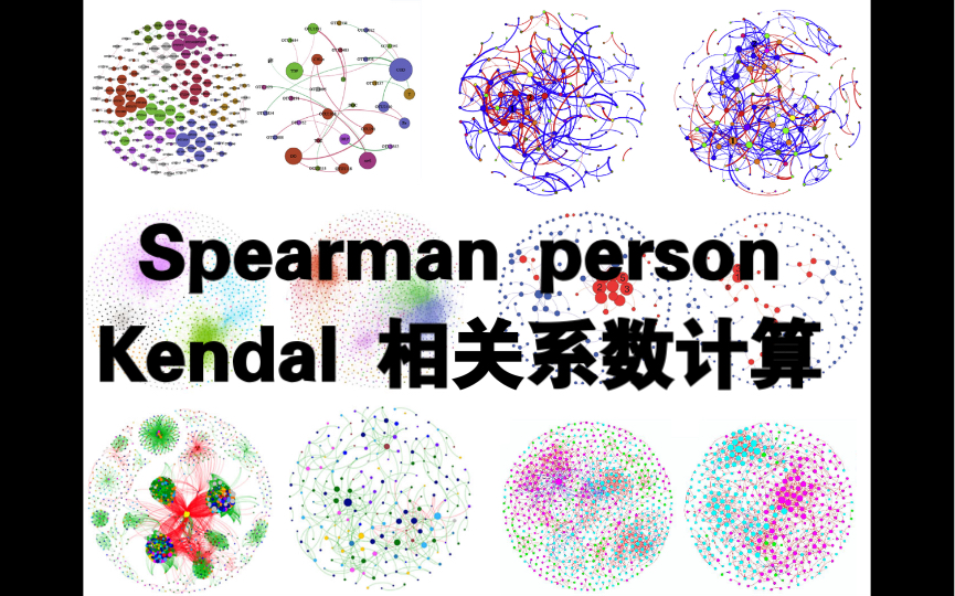 R语言保姆级教程/Spearman person Kendal /相关系数的计算哔哩哔哩bilibili