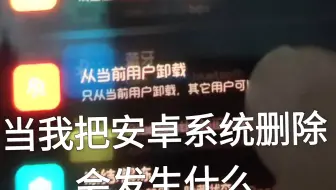 oppo find x做死Shizuku删安桌系统！当我把安卓系统删除后会发生什么