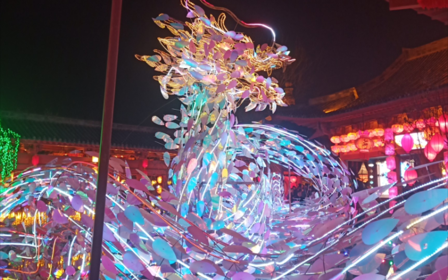 关于开封清明上河园灯展随手记录的小碎片(环境背景音无bgm)