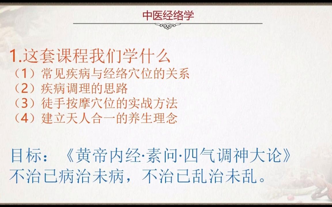 [图]中医经络学01-概论导读