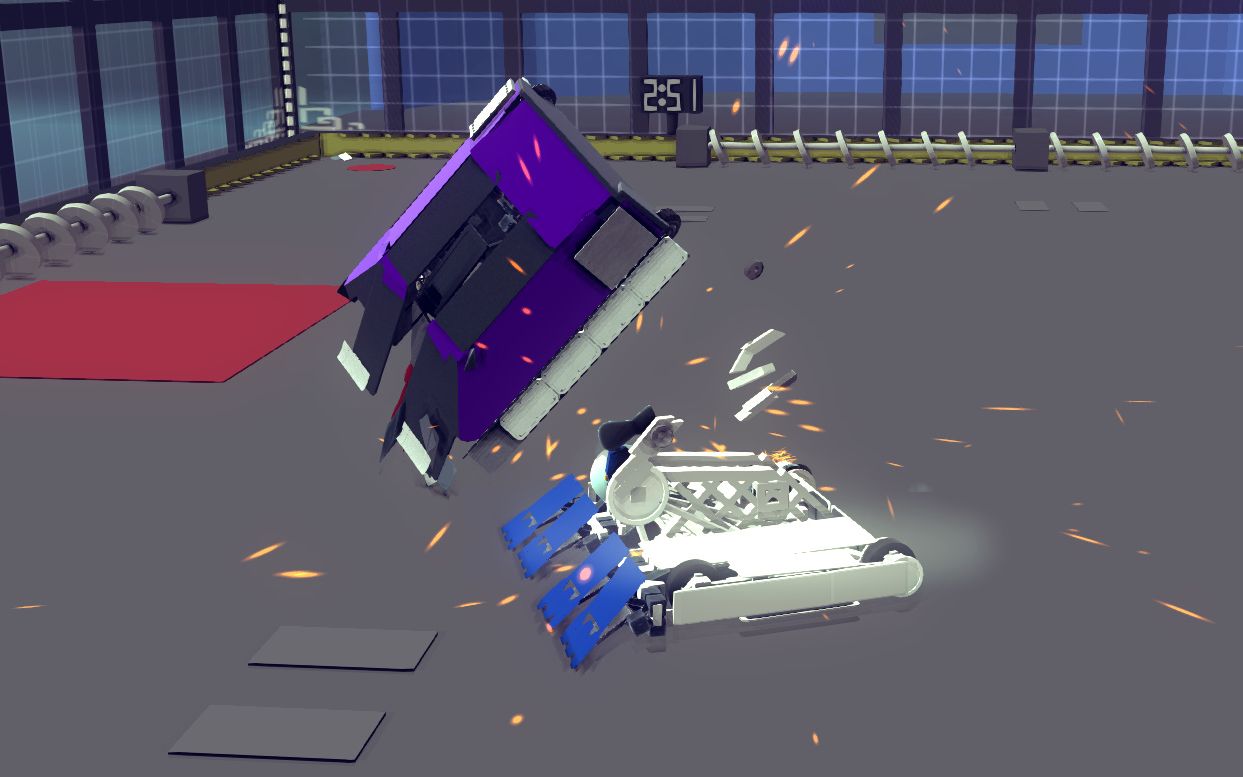 【besiege】全站最还原的格斗机器人!biteforce vs hydra