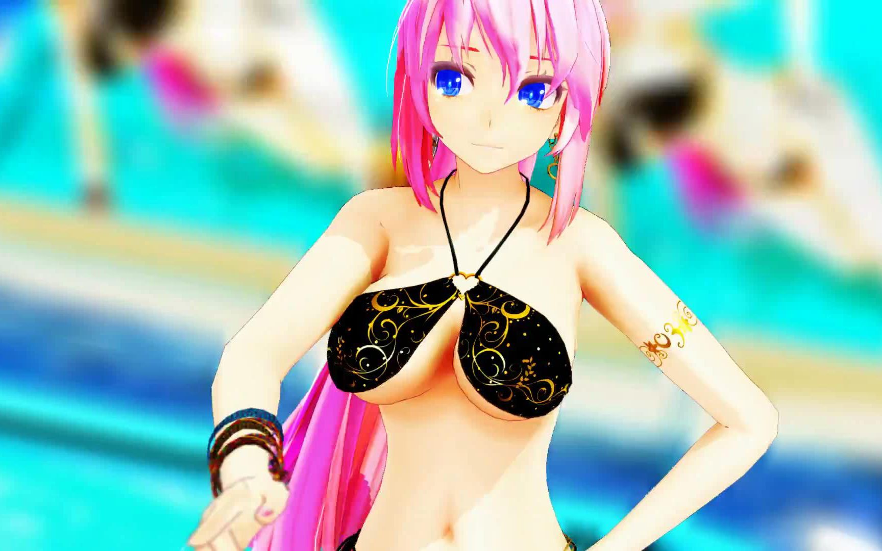 [图]【MMD】 Luka - Bubble Pop! （巡音身着泳装夏日为大家跳泫雅的热舞！）