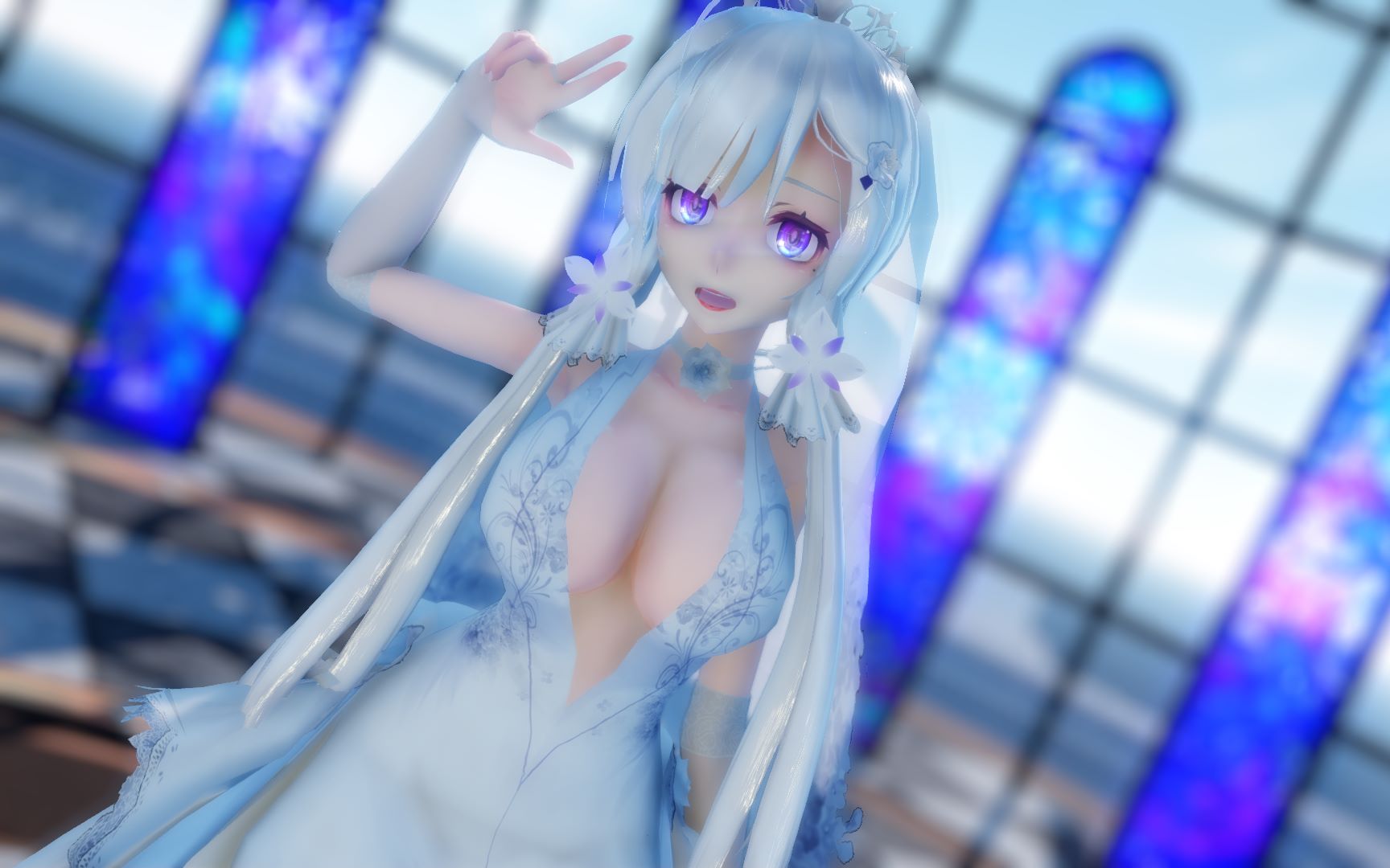 [图]【光辉MMD】婚纱光辉的BAAM，你被她BOOM到了吗?(⁄ ⁄•⁄ω⁄•⁄ ⁄)