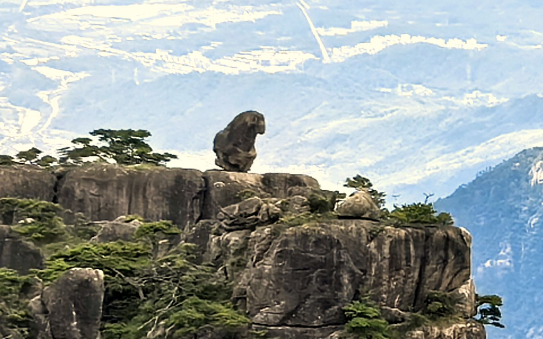 世界遗产黄山:第四部分 狮子峰 状如一只伏卧的雄狮