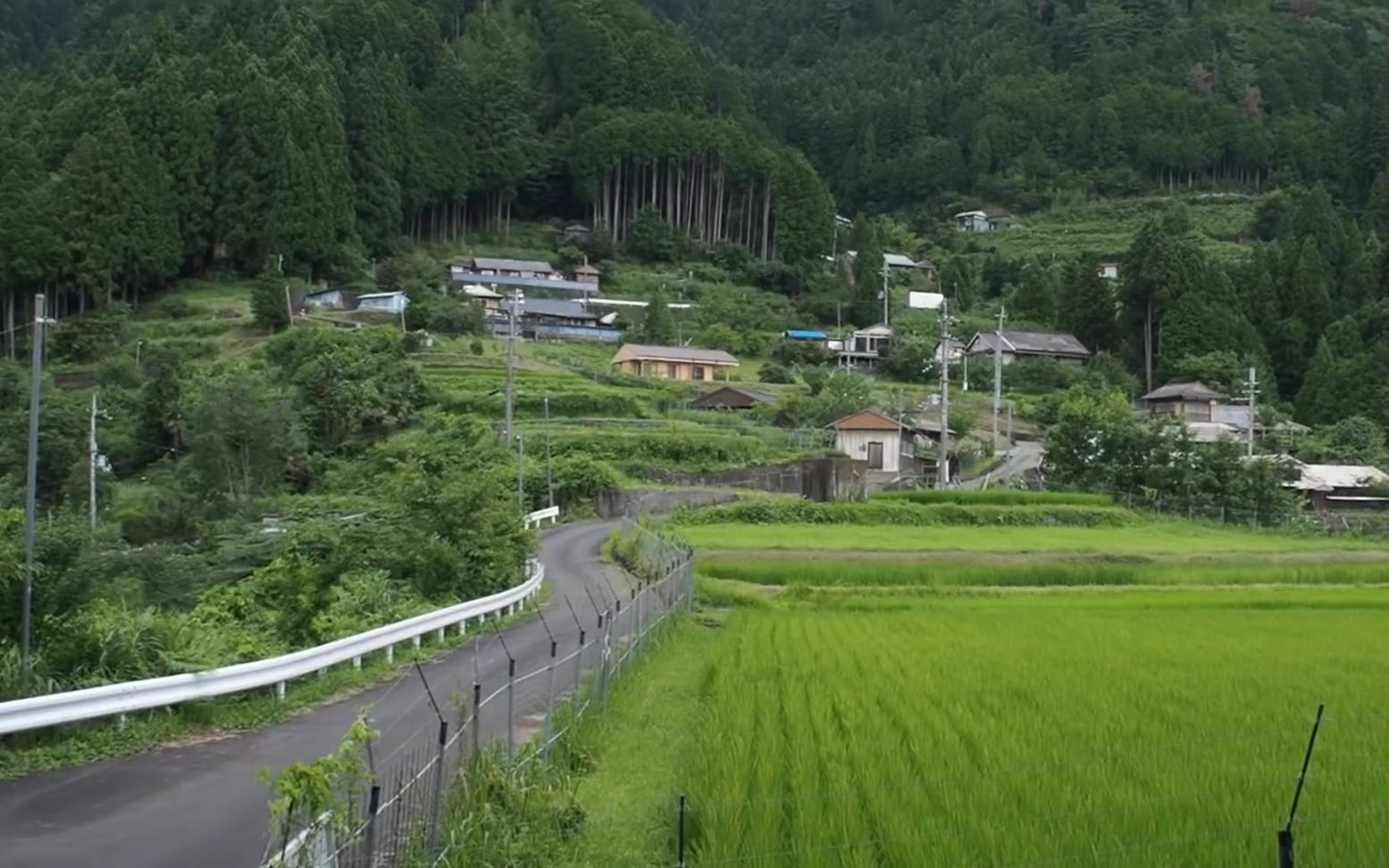日本乡村 - 奈良県十津川村谷瀬の夏【集落散歩99田園風景99古民