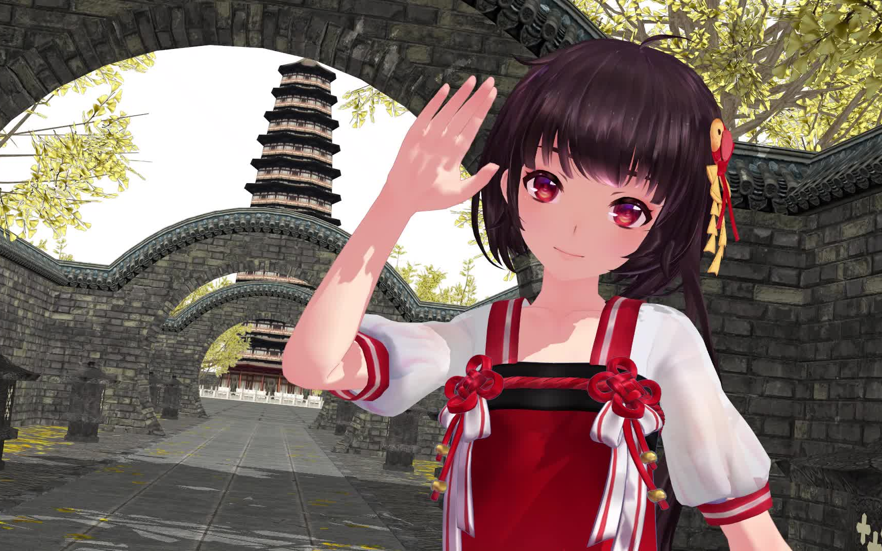 【泠鸢yousa】【mmd】【勾指起誓】泠泠仙人语听尽,鸢鸣萧萧风四起.