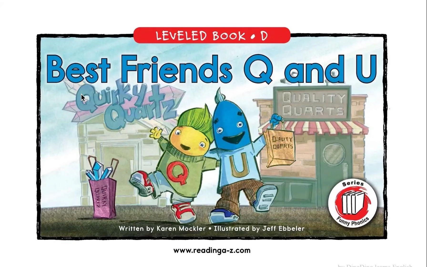 [图]绘本阅读-RAZ分级-Level-D 84-Best Friends Q and U