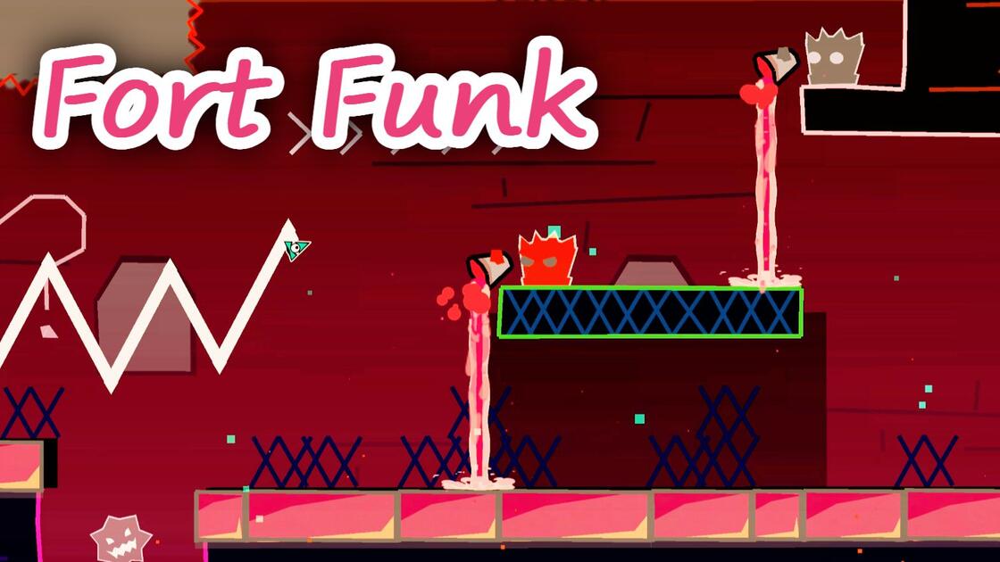 mini wave王朝了 [几何冲刺每日关卡：Fort Funk]_哔哩哔哩_bilibili