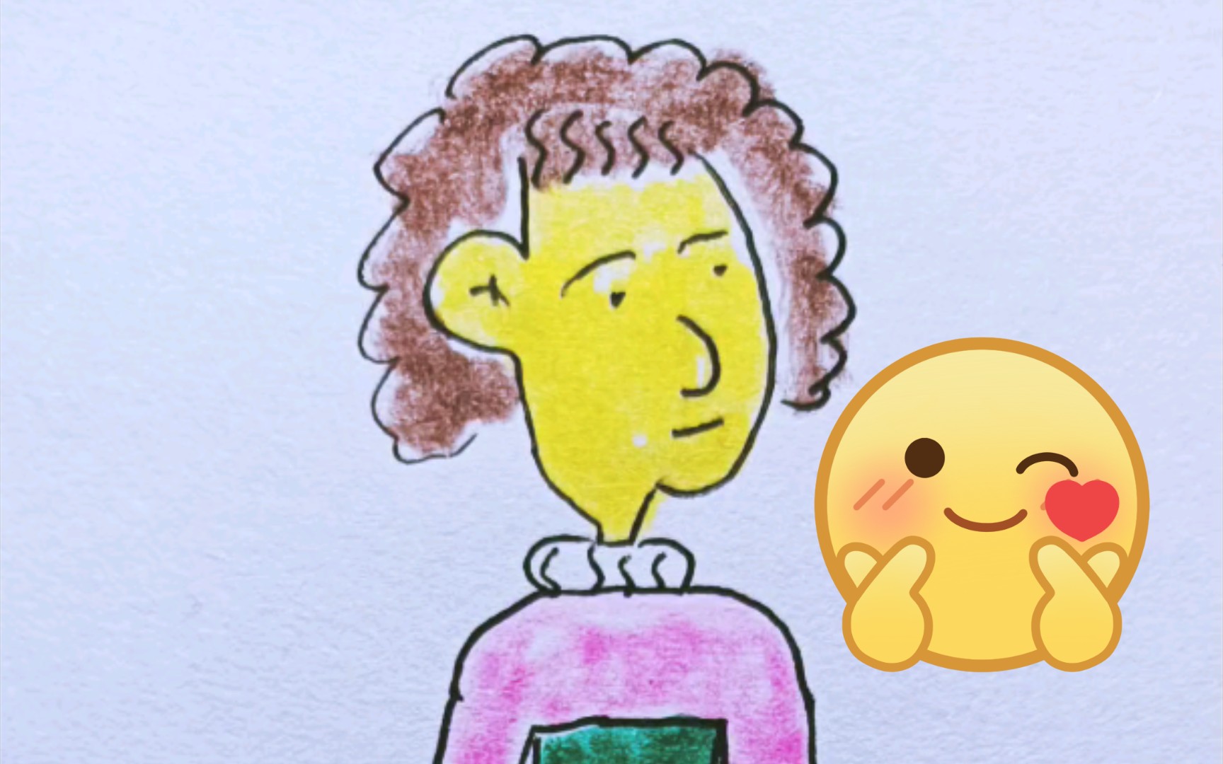 巧记单词〕简笔画mum妈妈