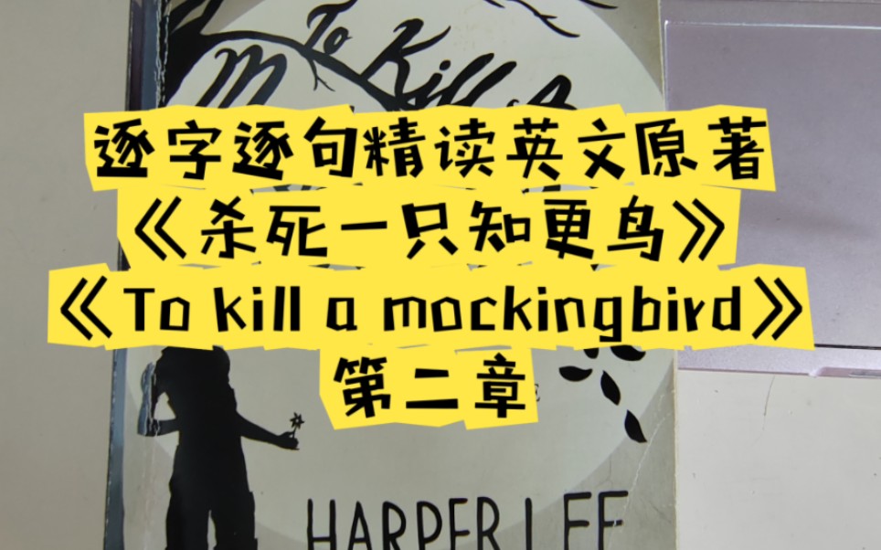 [图]【逐字逐句精读英文原著《杀死一只知更鸟》2】《To kill a mockingbird》——第二章（看简介）