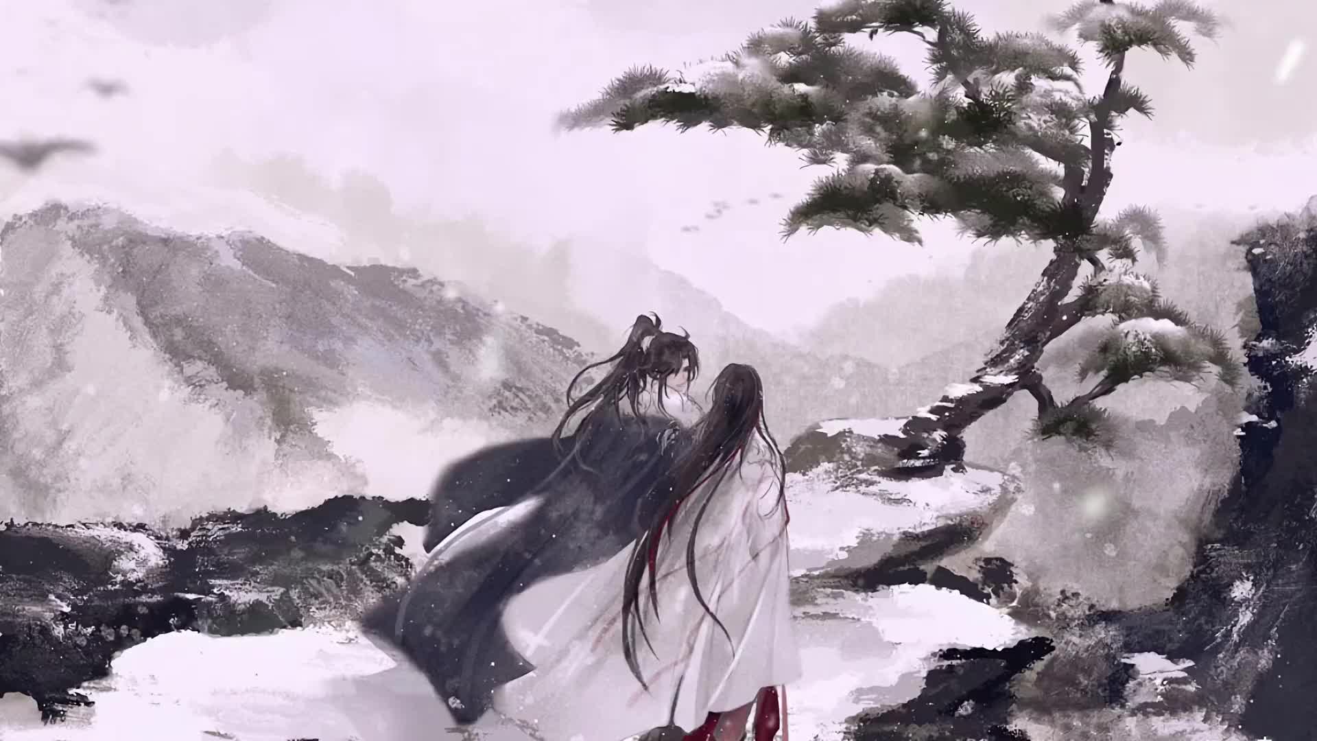 莲带两色人随两念古风剑网三