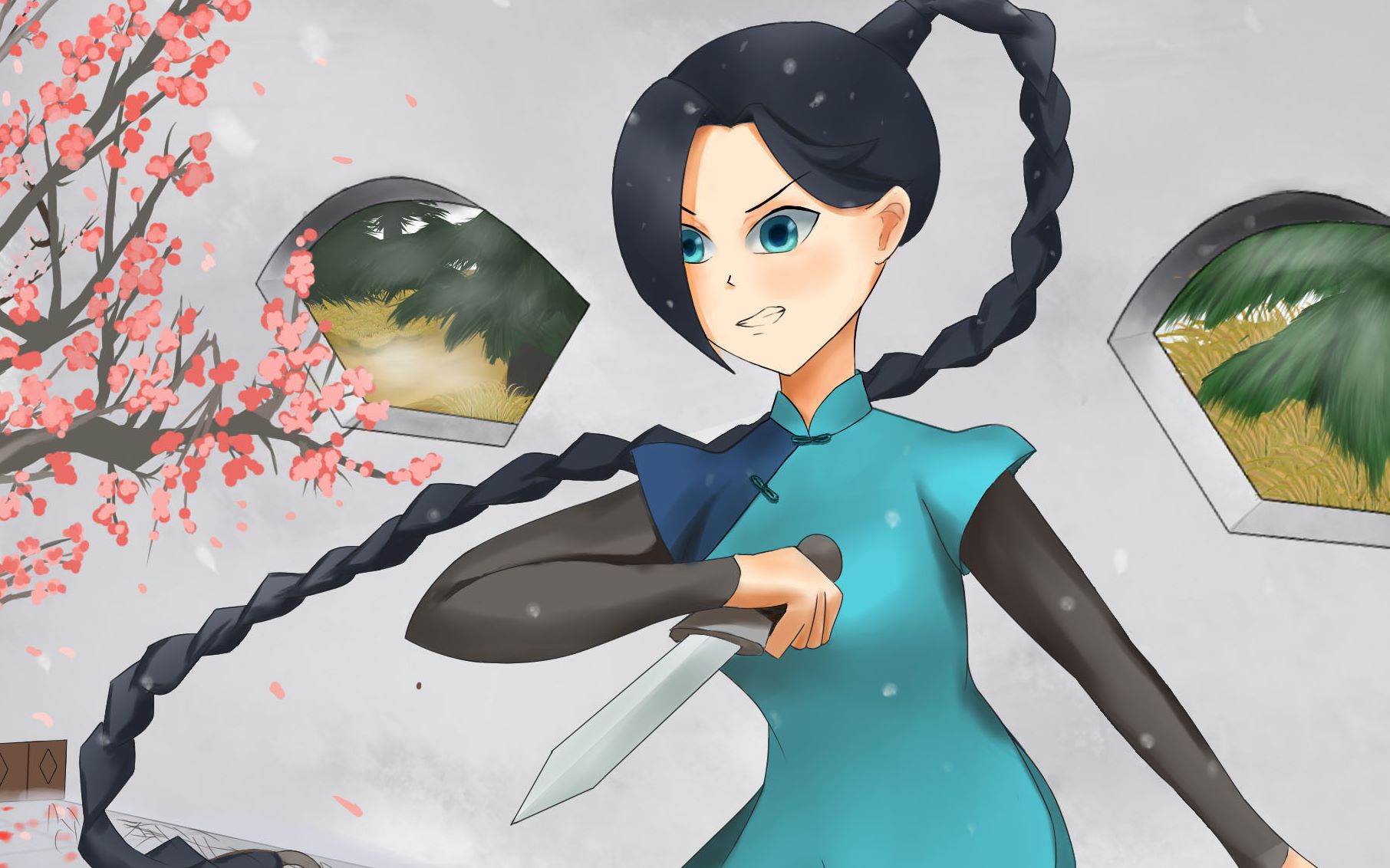 刺客五六七板绘梅花十三