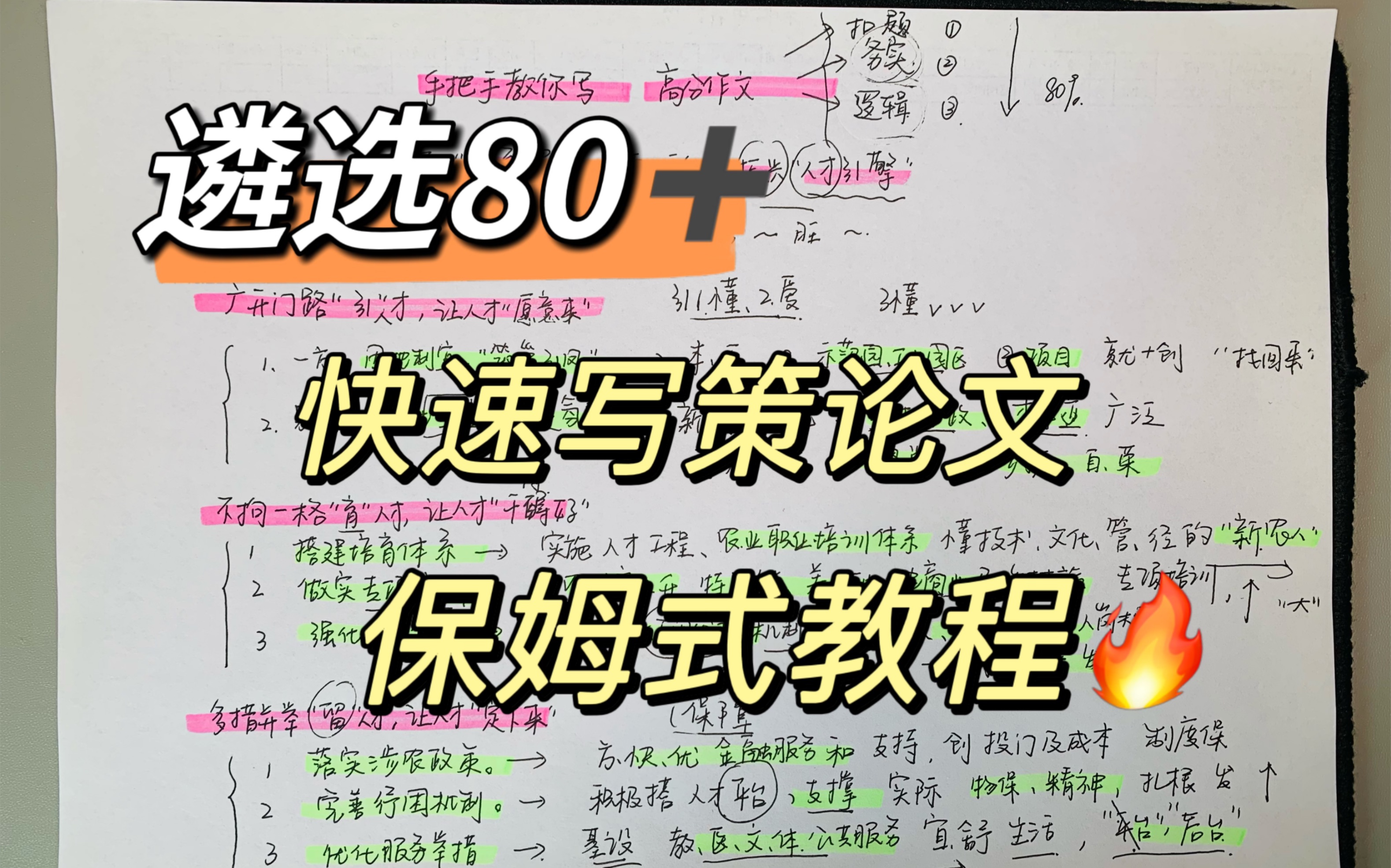 08.04遴选 | 大作文在考场上如何写的又好又快!保姆式经验分享哔哩哔哩bilibili