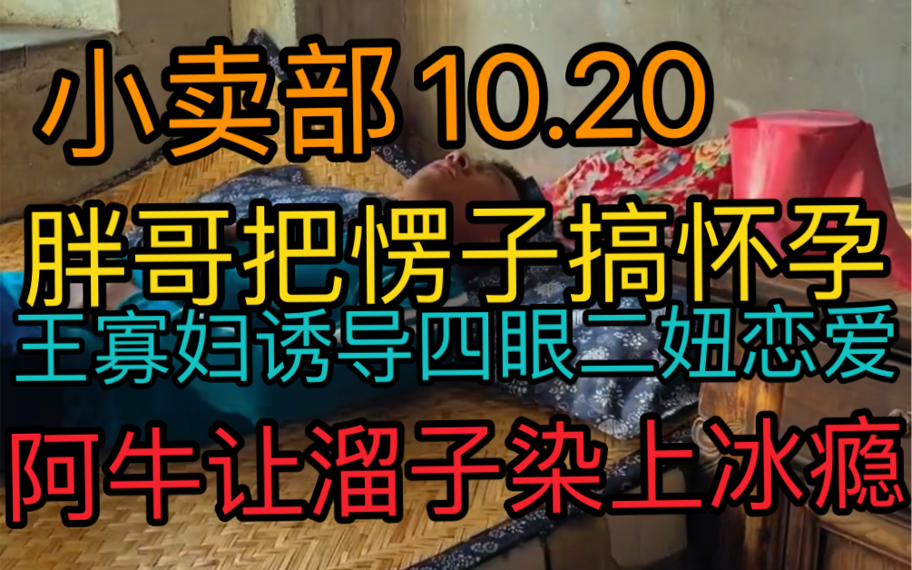 【小卖部10.20】胖哥虎子把愣子搞怀孕!王寡妇诱导恋爱中的四眼二妞!阿牛让溜子染上冰瘾!(阿牛小卖部溜冰小卖部抽象小卖部)哔哩哔哩bilibili