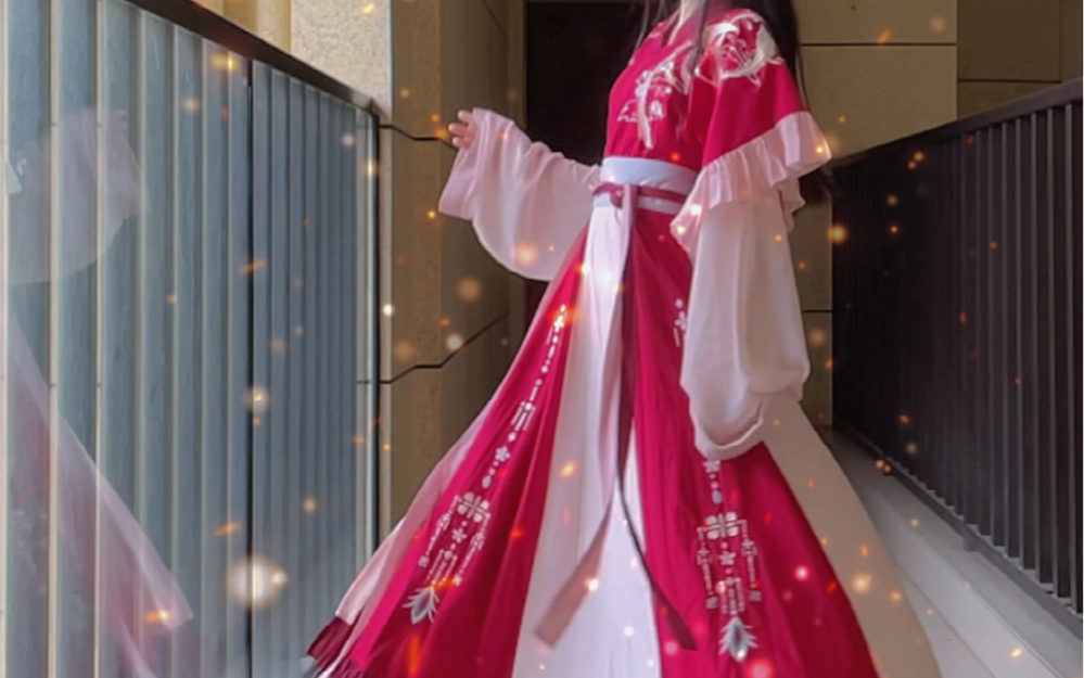 华流才是顶流 | 绝美红色汉服-夜未央_哔哩哔哩_bilibili
