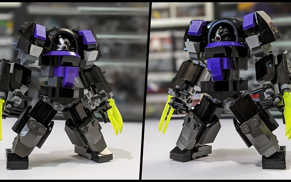 乐高终结者战锤机甲套装moc教程