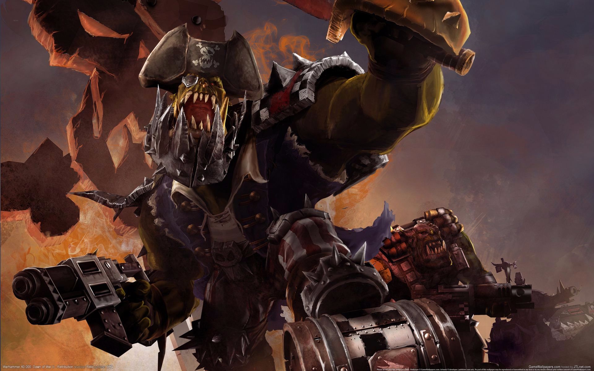 【战锤40k】2000分 禁军 vs 兽人 娱乐局简报