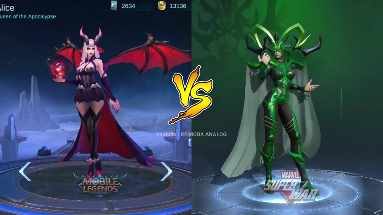 [图]Mobile Legends VS Marvel Super War Hero Compare Side by Side - MLBB VS MSW 20230