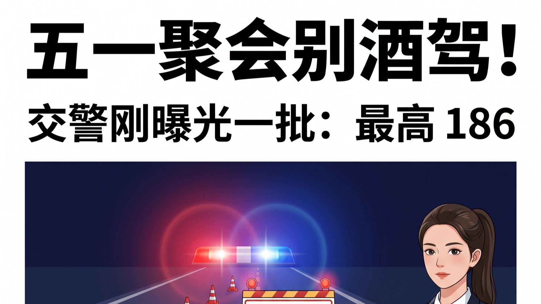 五一聚会别酒驾！交警刚曝光一批，代价太惨痛