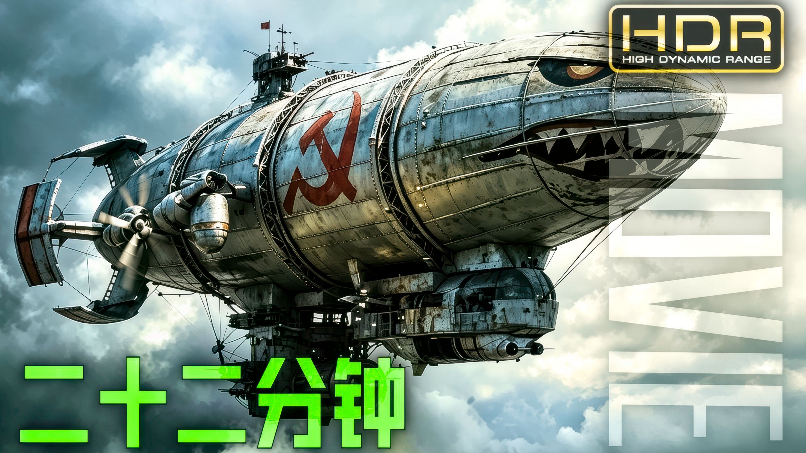 【4K×HDR】红色警戒 AI短片【二十二分钟 上下二部合集】编导伐木机原创制作【合集版】【90FPS×HiRes】